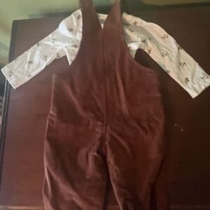 Carter's Chocolate Brown Overalls for Kids